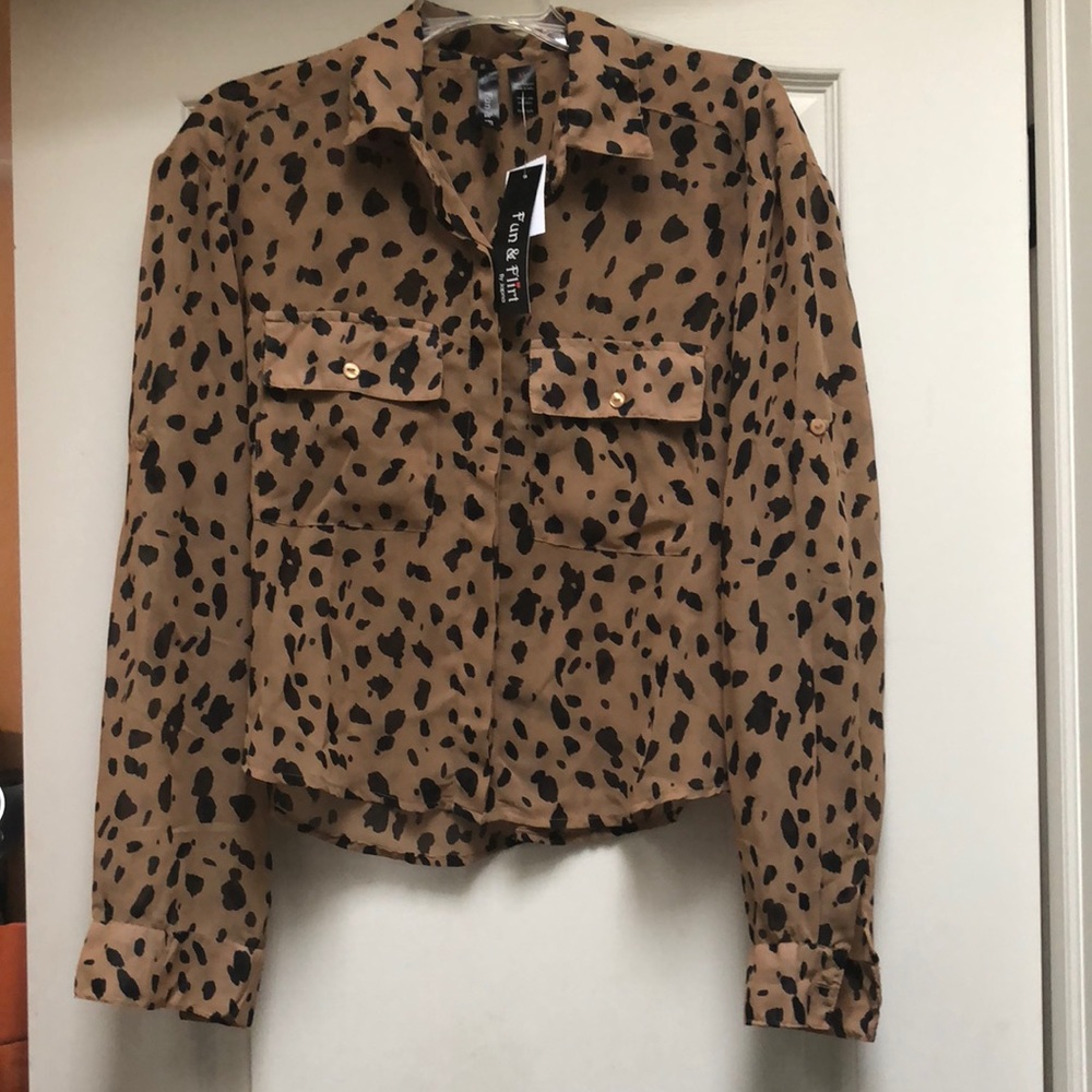 Cheetah Blouse
